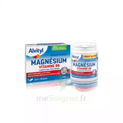 Alvityl Magnésium Vitamine B6 Libération Prolongée Comprimés Lp B/45 à Le havre